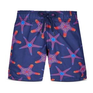 Vilebrequin Boys Starfish Print Swim Shorts - Size 4Y